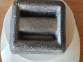 Švininis svoris-2 kg,storis 3 cm, kraštinės po 9cm - nuotraukos Nr. 4