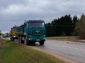 Žvyras Smėlis Juodžemis Savivarčio6x6nuoma betonas
