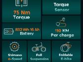 Galingas elektrinis dviratis Engwe Engine Pro 2 - nuotraukos Nr. 18