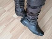 Žieminiai Clarks odiniai ilgaauliai batai