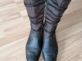 Žieminiai Clarks odiniai ilgaauliai batai - nuotraukos Nr. 2