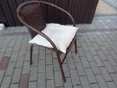 Kėdė – fotelis su parankiais, pilnai rudos spalvos - nuotraukos Nr. 8