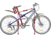 Dviratis Maltrack Target 26" Shimano Juodas/raud - nuotraukos Nr. 9