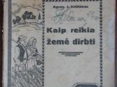 1586. Kaip Reikia Žemė Dirbti reta antikvarinė-kol