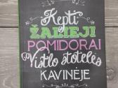 Kepti žalieji pomidorai Vistlo stotelės kavinėje