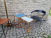 Vintažinių mid century Bauhaus st. staliukų duetas - nuotraukos Nr. 2