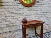 Vintažinis Art Nouveau masyvo konsolinis staliukas - nuotraukos Nr. 5