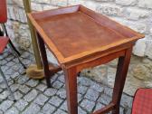 Vintažinis Art Nouveau masyvo konsolinis staliukas - nuotraukos Nr. 16
