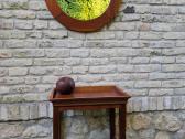 Vintažinis Art Nouveau masyvo konsolinis staliukas - nuotraukos Nr. 18
