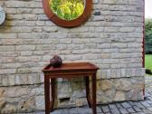 Vintažinis Art Nouveau masyvo konsolinis staliukas - nuotraukos Nr. 19