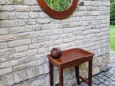 Vintažinis Art Nouveau masyvo konsolinis staliukas - nuotraukos Nr. 23