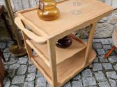 Vintažinis mid century ąžuol.serviravimo staliukas - nuotraukos Nr. 7