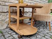 Vintažinis mid century ąžuol.serviravimo staliukas - nuotraukos Nr. 10