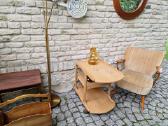 Vintažinis mid century ąžuol.serviravimo staliukas - nuotraukos Nr. 12