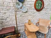 Vintažinis mid century ąžuol.serviravimo staliukas - nuotraukos Nr. 13