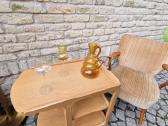 Vintažinis mid century ąžuol.serviravimo staliukas - nuotraukos Nr. 18