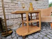 Vintažinis mid century ąžuol.serviravimo staliukas - nuotraukos Nr. 30