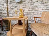 Vintažinis mid century ąžuol.serviravimo staliukas - nuotraukos Nr. 34