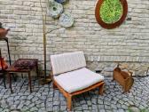 Vintažinis mid century autorinis fotelis - nuotraukos Nr. 10