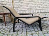 Vintažinis mid century modern fotelis-šezlongas