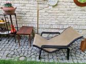 Vintažinis mid century modern fotelis-šezlongas - nuotraukos Nr. 28