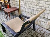 Vintažinis mid century modern fotelis-šezlongas - nuotraukos Nr. 31