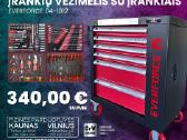 Įrankių vežimėliai su įrankiais 340,00 Eurnauji