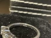 Platinos žiedas su 0.77ct. briliantais - nuotraukos Nr. 6