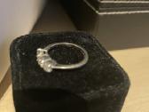 Platinos žiedas su 0.77ct. briliantais - nuotraukos Nr. 10