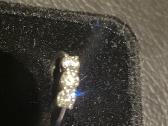 Platinos žiedas su 0.77ct. briliantais - nuotraukos Nr. 11
