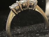Platinos žiedas su 0.77ct. briliantais - nuotraukos Nr. 4