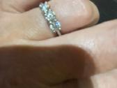 Platinos žiedas su 0.77ct. briliantais - nuotraukos Nr. 5