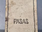 Senas lietuviškas pasas 1920m.