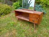 Vintažinė mid century spintelė su veidrodžiu - nuotraukos Nr. 3