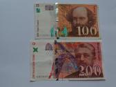 Prancuzija 100,200 francs 1996-1998 m.