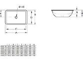 Praustuvas Villeroy & Boch 45x28 cm 616310r1 - nuotraukos Nr. 3