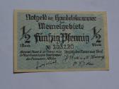Memelio 50 pfenigiu 1922 metu