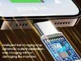 Usb a type c kabelis krovimo duomenu perkelimo 1m - nuotraukos Nr. 5