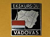 Ekskursijų vadovo ženklas.