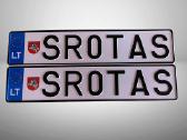 Valstybiniai numeriai Srotas "Sr0tas"