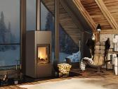 Nauja plieninė krosnelė Saven Vatra 6.5kw šamotinė - nuotraukos Nr. 11