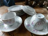 Porceleniniai puodukai su lėkštutem,puikūs indai t - nuotraukos Nr. 2