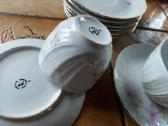 Porceleniniai puodukai su lėkštutem,puikūs indai t - nuotraukos Nr. 3