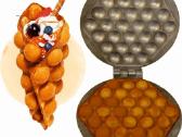 Burbulinių vaflių keptuvė Bubbles
