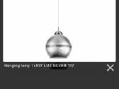 Pakabinamas šviestuvas Lux silver 117 - nuotraukos Nr. 2