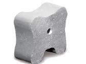 Betoniniai fiksatoriai - kaulai, juostos