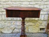 Vintažinis mid century rankdarbių staliukas - nuotraukos Nr. 7