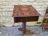 Vintažinis mid century rankdarbių staliukas - nuotraukos Nr. 8