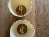 Bra tipo šviestuvas su dviem šilko gaubtais - nuotraukos Nr. 14