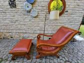 Vintažinis mid century fotelis su pakoju - nuotraukos Nr. 19